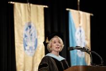 Chancellor Flora W. Tydings delivers UT Martin spring commencement address Chancellor Flora W. Tydings delivers UT Martin spring commencement address