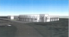 Architect's rendering of new TCAT-Covington health training facility Architect's rendering of new TCAT-Covington health training facility