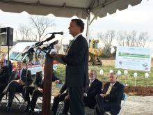 Governor Haslam break ground Governor Haslam break ground