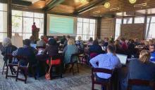 Dr. Wendy Troxler addresses Tennessee community college advisors at Advising Academy Dr. Wendy Troxler addresses Tennessee community college advisors at Advising Academy